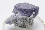 Purple Cubic Fluorite Crystal - China #205598-1